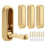 FlexHook Pro Klapphaken Set – 4er Wandhaken aus Zinklegierung | Platzsparend | Hohe Tragkraft bis 11 kg