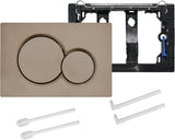 AquaPress Design-WC-Betätigungsplatte – Spülknopf System | Leiser Betrieb | Elegante Unterputzmontage