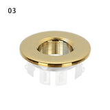 AquaTrim Design-Überlaufring aus Metalllegierung – Waschbecken Überlaufabdeckung | Korrosionsbeständig | Elegantes Bad-Detail