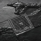 DrainCore Premium Bodenablauf Edelstahl Quadrat Duschablauf – Geruchsdichter Abfluss für Bad & Dusche | Hygienischer Edelstahl 304 Ablauf mit Geruchssperre | Modernes quadratisches Design