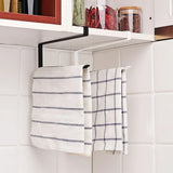 DoorFlow Premium Türhänger Küchenrollen- & Handtuchhalter Metall Bohrenfrei – Einhängbarer Schrankorganizer für Küche & Bad | Rostfrei, Platzsparend & Vielseitig | Moderne Stauraumlösung