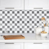 TileNova 3D Wandfliesen selbstklebend – Backsplash Fliesenoptik für Küche & Bad | Ölbeständig | Moderne Raumgestaltung