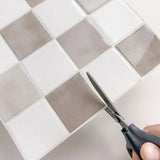 TileNova 3D Wandfliesen selbstklebend – Backsplash Fliesenoptik für Küche & Bad | Ölbeständig | Moderne Raumgestaltung