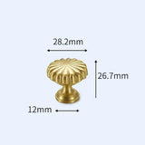 AURONEX Möbelgriff aus Messing in Goldoptik – Moderner Schrankgriff | Elegantes Design | Langlebige Qualität