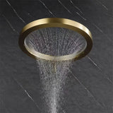 AquaLuxe Regenbrause Duschkopf Rund – Edelstahl Duschbrause | Hochdruck Wasserstrahl | Entspannendes Regenerlebnis