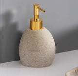 SCANDORA Badezimmer Set Resin – 4-teiliges Badaccessoire Set | Nordisches Design | Stilvolle Organisation