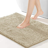 VelouraSpa Chenille-Badematte Premium – Flauschige Duschmatte | Rutschhemmend | Maximale Saugkraft