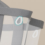 AirWeave faltbarer Wäschekorb aus Nylon-Mesh – atmungsaktive Wäscheaufbewahrung mit großem Fassungsvermögen | robust, tragbar &; vielseitig für Haushalt und Reisen