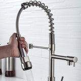 AquaFlow Küchenhahn Aufsatz mit Stoppfunktion – 360° Drehbarer Strahlregler | Wassersparend | 2 Strahlarten