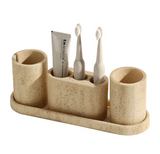 TerraStone Natural Badezimmer-Accessoire – Naturstein & Sandstein Design | Minimalistisch | Nachhaltig & Zeitlos