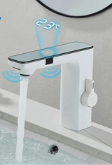 AquaSense Smart Sensor Waschtischarmatur – Berührungslos, digital und modern