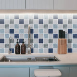 TileNova 3D Wandfliesen selbstklebend – Backsplash Fliesenoptik für Küche & Bad | Ölbeständig | Moderne Raumgestaltung