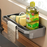AquaSink Pro Spülen-Organizer – Küchenablage für Spüle | Multifunktionales Abtropfregal | Platzsparendes Ordnungssystem