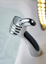 CascadaLux Waschtischarmatur – Wasserfallmischer aus massivem Messing