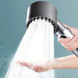 AquaFlow Komfort-Handbrause mit Filtersystem – Hochdruck Duschkopf mit 4 Strahlarten | Wassersparend | Hautfreundliche Wasserqualität