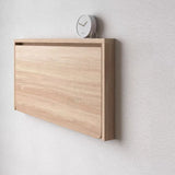 SpaceDesk Klappbarer Wandtisch ultradünn – Platzsparender Arbeitstisch zur Wandmontage | Multifunktional | Modernes Design