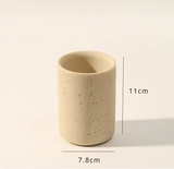 TerraStone Natural Badezimmer-Accessoire – Naturstein & Sandstein Design | Minimalistisch | Nachhaltig & Zeitlos