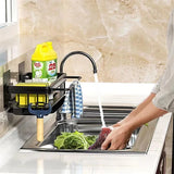 AquaDrain Pro Spülenregal Aluminium – Küchenablage ohne Bohren | Selbstabfließend | Multifunktionales Ordnungssystem