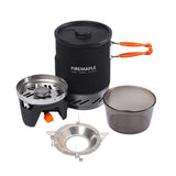 Fire-Maple FMS-X1 Trekkingkocher – Kompaktes Gas-Kochsystem mit Topf & Wärmetauscher | 30 % Höhere Wärmeeffizienz | Piezozünder für Outdoor & Bergtouren