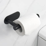 AquaMount Pro Selbstklebendes Badezimmer-Accessoire-Set aus Edelstahl – Wandhalterung ohne Bohren | Rostfrei | Gebürstetes Premium-Design