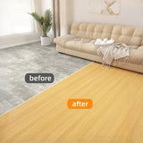 OakVision Pro Selbstklebende Holzoptik-Bodenfolie aus Premium-PVC – Wasserfeste Design-Bodenfliesen für Wohnzimmer, Küche & Gewerberäume | Strapazierfähige Bodenrenovierung ohne Handwerker
