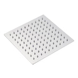 AquaSquare Premium Regendusche aus Edelstahl SUS304 – Quadratischer Decken-Duschkopf ultraflach | Hochdruck Wasserfall | 15° schwenkbar