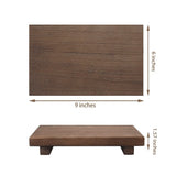 WoodNest Holz-Ablagepodest – Dekorativer Organizer im Landhausstil