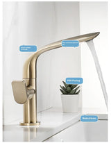 LumiVento Design Waschtischarmatur – Elegante Einhebelarmatur mit drehbarem Auslauf