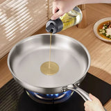 ProChef Pro 304 Edelstahl-Bratpfanne für Gas & Induktion | unbeschichtete Antihaft-Kochpfanne | professionelle Edelstahl-Pfanne für gesundes Kochen