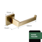 SteelLine Premium Badaccessoire Set – Edelstahl Badezimmer Set | Gebürstete Oberfläche | Modern & rostfrei
