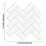 ChevronStone Pro Selbstklebende 3D-Fischgrät-Wandfliesen aus Premium-Vinyl – Wasser- &amp; Hitzebeständige Design-Rückwand für Küche, Bad & Wohnräume | Moderne Peel & Stick Wandverkleidung