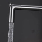 RoyalFlow Premium Küchenarmatur mit ausziehbarer Brause – Luxus Spültischarmatur in Gold, Schwarz oder Chrom | 360° schwenkbare Messingarmatur mit Warm- & Kaltwasserfunktion