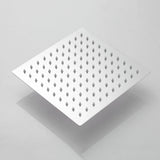 AquaSquare Premium Regendusche aus Edelstahl SUS304 – Quadratischer Decken-Duschkopf ultraflach | Hochdruck Wasserfall | 15° schwenkbar