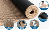 AquaStep Komfort Küchenläufer rutschfest waschbar – Sisal-Optik Teppichläufer für Küche und Flur | Naturkautschuk Rückseite | pflegeleicht, sicher und langlebig