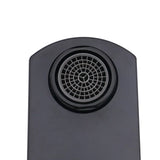 AquaTemp LED Waschtischarmatur Schwarz – Digitale Temperaturanzeige mit Einhebelmischer