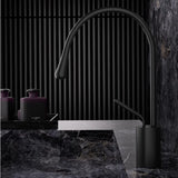 LuxAura Waschbeckenhahn Roségold – Messing Mischbatterie | Drehbarer Wasserhahn | Modernes Badezimmer Design