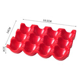 OVARIA Keramik Eierhalter – 6er/12er Eierablage | Kühlschrank Organizer | Stilvolle Küchenaufbewahrung