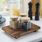 WoodNest Holz-Ablagepodest – Dekorativer Organizer im Landhausstil