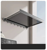 FlexiWall Klappbarer Wandkleiderhalter aus Aluminium – Platzsparender Handtuch- & Kleiderständer | Rostfrei & Stabil | Modernes Design