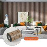 WallStyle 3D Wandpaneel Selbstklebend aus PVC – Moderne Lamellenoptik | Wasserfest & Zuschneidbar | Einfache Montage