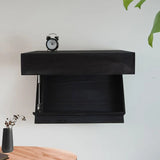 SecretShelf Versteckregal aus Holz – Schwebendes Wandregal mit Geheimfach | Unsichtbare Aufbewahrung | Modernes Design