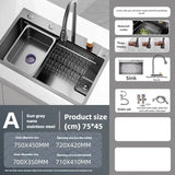 SteelPrime Pro Edelstahl-Küchenspülen-Set – Rechteckiges Einzelbecken | 3 mm Stärke | Mit Wasserhahn & Seifenspender | Komplettsystem für moderne Küchen