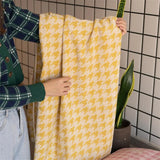 COTONIQUE Hahnentritt Gesichtstuch Baumwolle – Jacquard Handtuch | Saugstark & Hautfreundlich | Vintage Design