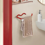 SteelHold Toilettenpapierhalter aus Metall – Wandmontierter Papierrollenhalter in Schwarz oder Rot | Rostfrei & Stabil | Modernes Design