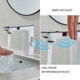 AquaSense Smart Sensor Waschtischarmatur – Berührungslos, digital und modern