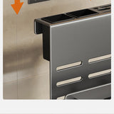 KnifeRack Pro Wandhalter Edelstahl für Messer & Schneidebrett – Platzsparendes Küchenregal mit Doppelfunktion | Hygienische Aufbewahrungslösung für moderne Küchen | Robuster Küchenorganizer