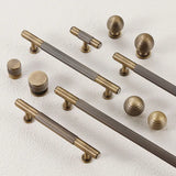 ClassicLine Möbelgriffe aus Messing – Europäische Bronze Schrankgriffe | Zeitloses Design | Langlebige Oberfläche