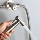 HygienaPro Toilettensprühgerät Edelstahl – Handbrause Bidet | Präzise Reinigung | Wassersparende Hygiene-Lösung