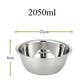 Edelstahl-Mixschüssel-Set Profi-Qualität – Stapelbare Küchen- & Campingschüsseln | Rostfreie Rührschalen | Platzsparendes Mehrzweck-Set für Küche & Outdoor