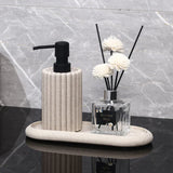 PURELINA Keramik Seifenspender – Flüssigseifenspender für Bad & Küche | Hygienisch & Modern | Stilvolles Design
